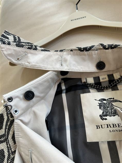 kind mantel burberry grau kapuze zweireiher|Designer.